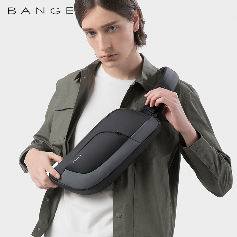 Class song Bange tide brand chest bag men's sports waist bag function bag multi-functional couples casual shoulder messenger bag