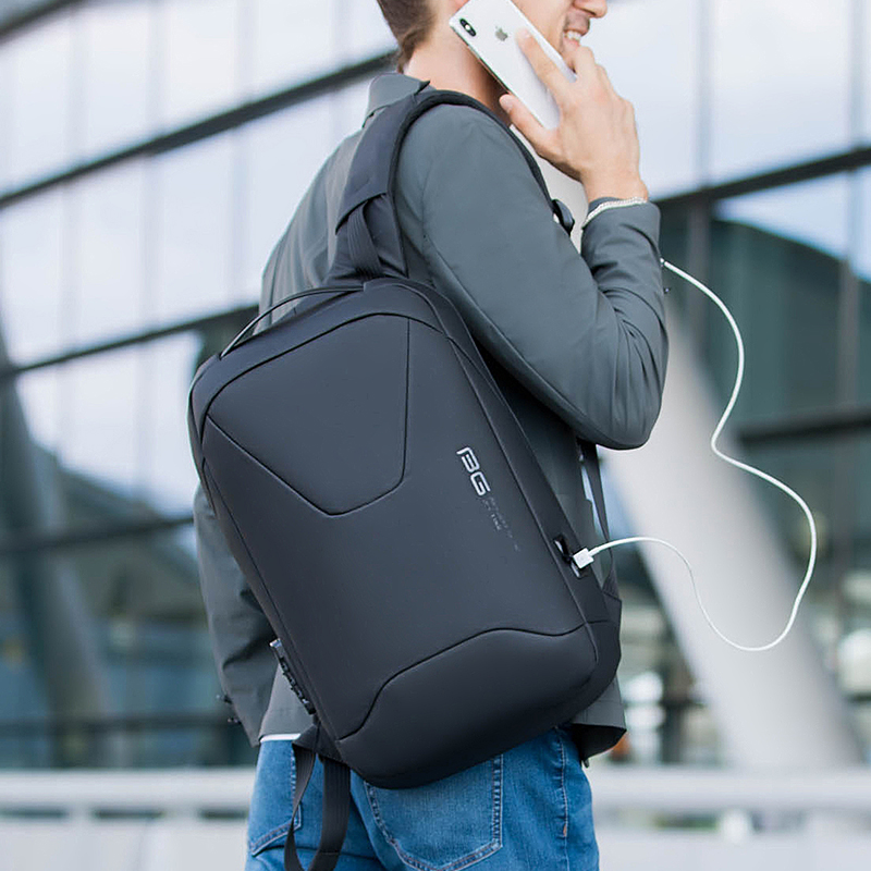 Bansong Bange men's double shoulder bag college student computer bag high school casual trend multifunction travel backpack-Taobao