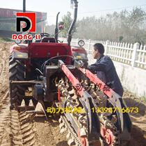 Year-end promotion single double chain dirt road digging ditch machine channel Waterway cable ditching machine concrete pavement ditching machine