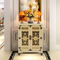 Xuan Guan Shoes Cabinet Gold Wood Carvings Flowers Single Products Clear Bin Shipping