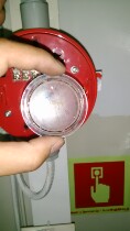 Japan OKI FIRE ALARM TEST SF-4000 fire alarm button glass
