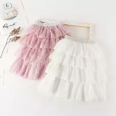 (Clearance does not return) girls skirt summer princess dress thin skirt chiffon skirt skirt