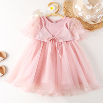 (Clearance does not return) girls dress summer dress Children Baby skirt princess dress