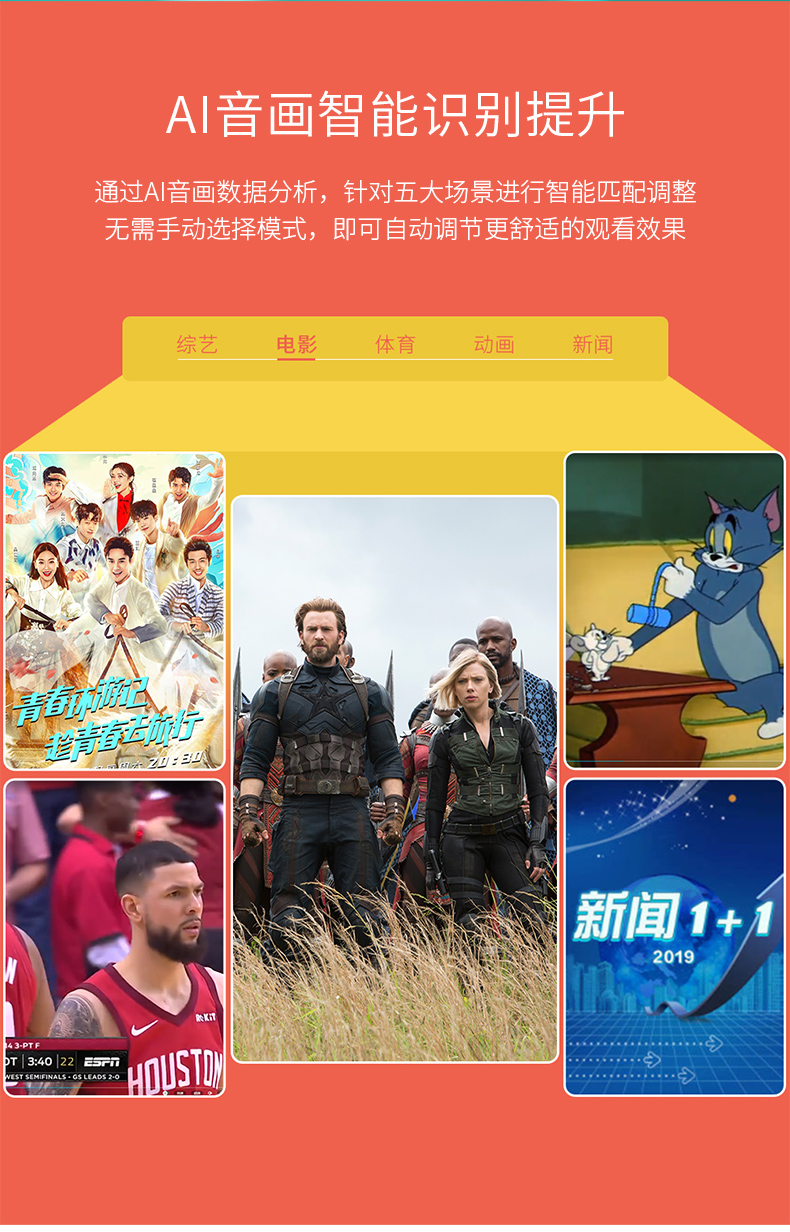 海信 55英寸 4K高清 智能液晶电视 图16