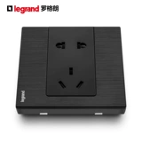 Rog Logland Switch Panel панель Yiyuan Black Black Официальный флагманский магазин Трех -отверстие 16A кондиционер USB Home Home