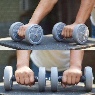 Abdominal Wheel with Four-Wheel Bearings for Men, Abdominal Muscle Wheel for Core Strength Training, Silent and Does Not Damage the Floor, Indoor Fitness for Women