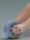 304 stainless steel abdominal wheel double bearing abdominal muscle wheel silent TPR wheel surface waist and abdomen core strength training fitness equipment