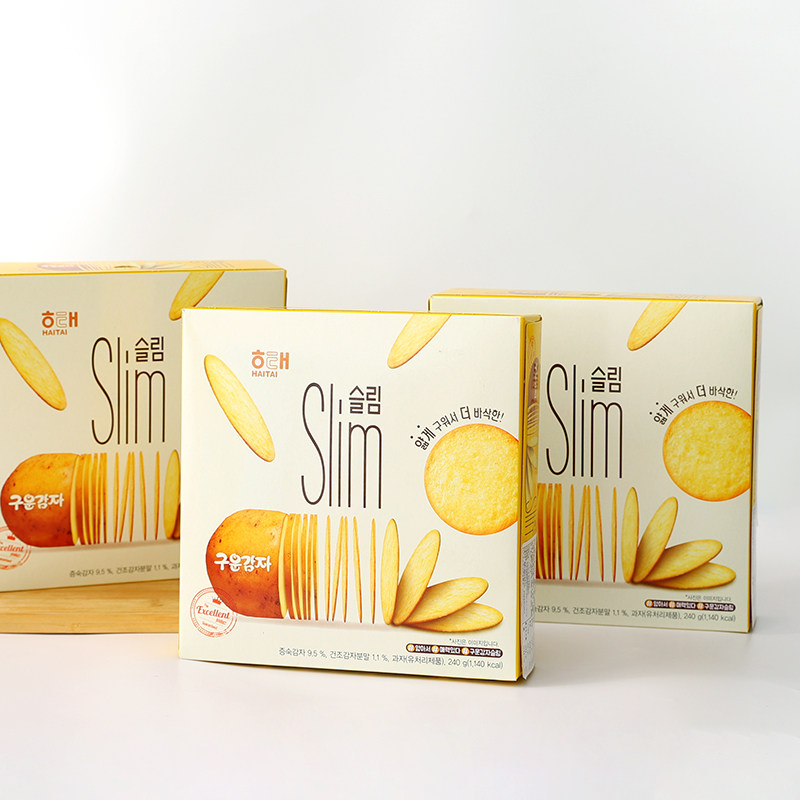 South Korea Imports Sea Too Potato Thin Crisp Cookie Potato Thin Potato Chips Cookies Net Red Casual Snacks Snack 240g