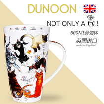 DUNOON UK imports Dannon bone Porcelain Mark Cup Female Large Capacity Cartoon Ceramic Water Cup Cat Dog Water Cup Delivery