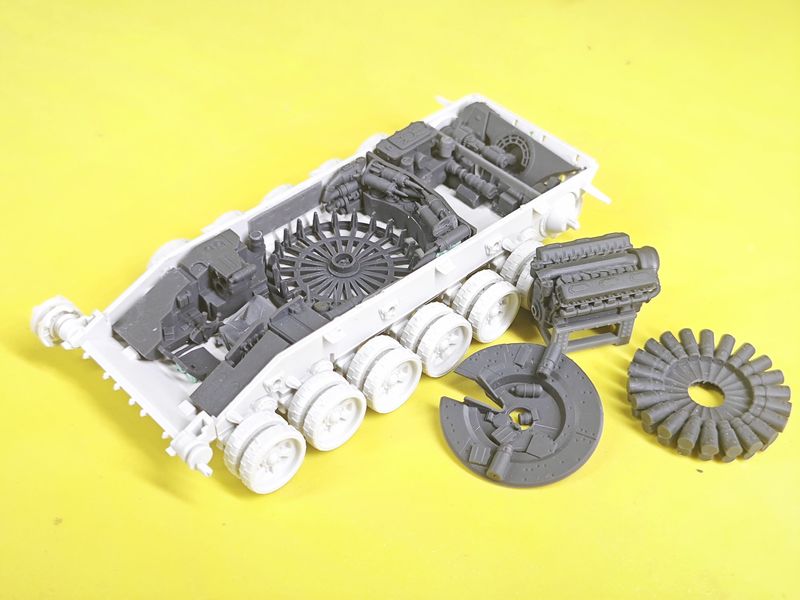 1/72 T72B3 Internal Structure Kit Accessories Compatible with Meng T72B3 High-Precision 3D Printing