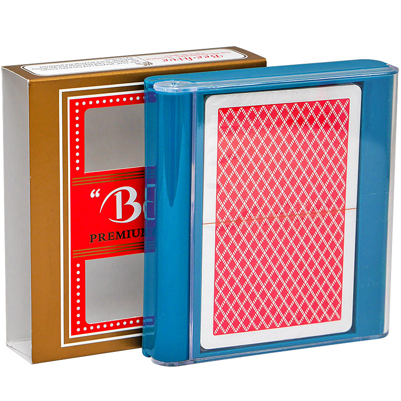 Bee·hive bee plastic playing card red back pattern PVC waterproof washable double-sided frosted thickening creative
