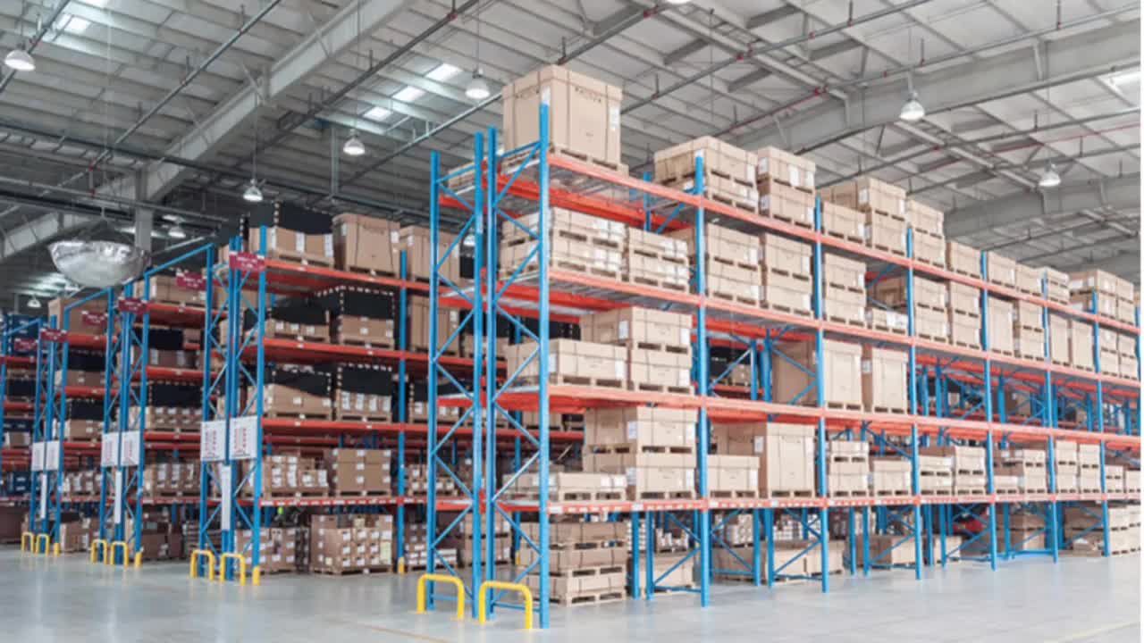 Heavy Duty Storage Shelving Stacking Metal Shelf Rack Industrial