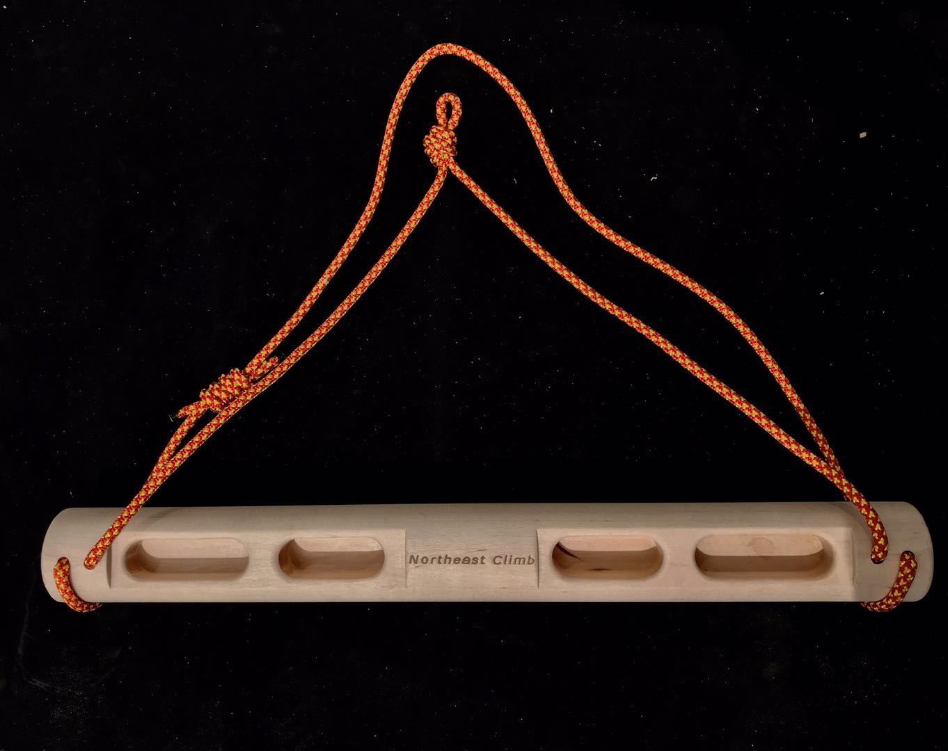 Rock climbing finger stick strength training Single bar hanging portable solid wood multi-function finger training