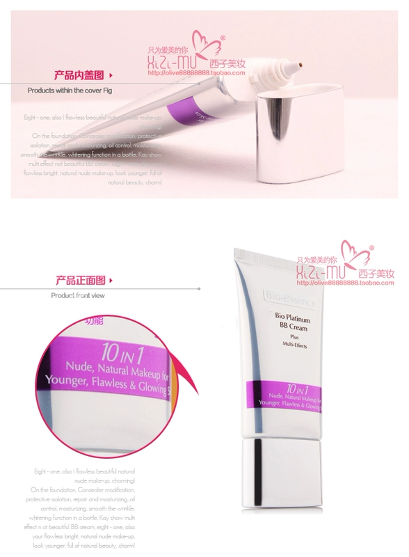 Bộ đếm chính hãng Kay show bạch kim BB cream ten 10 hiệu ứng một Kay show bb cream làm sáng kem che khuyết điểm