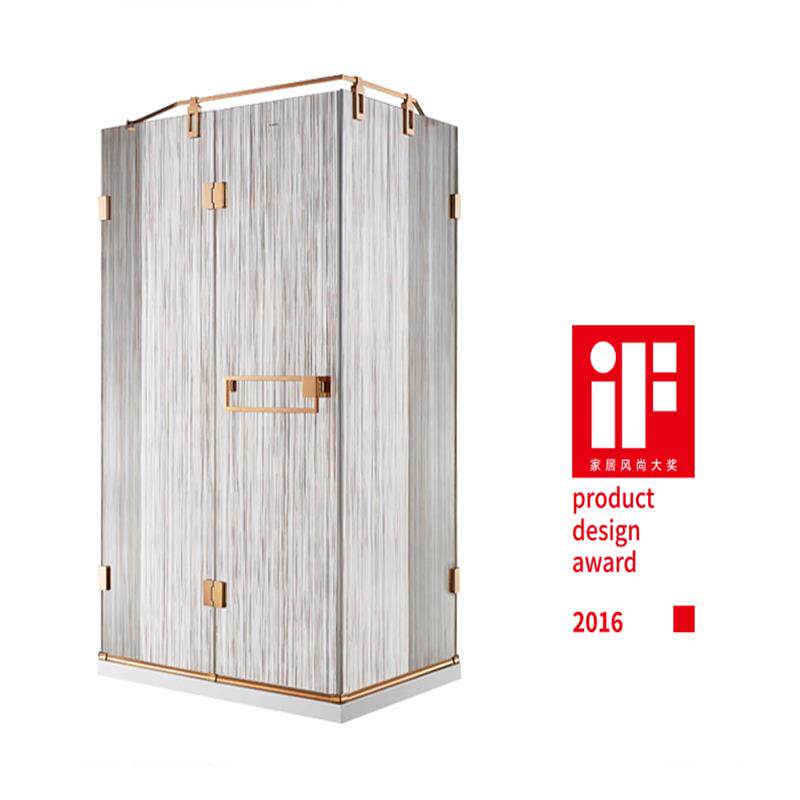 Deli shower room swing door stainless steel shower room custom simple glass powder room bathroom 35