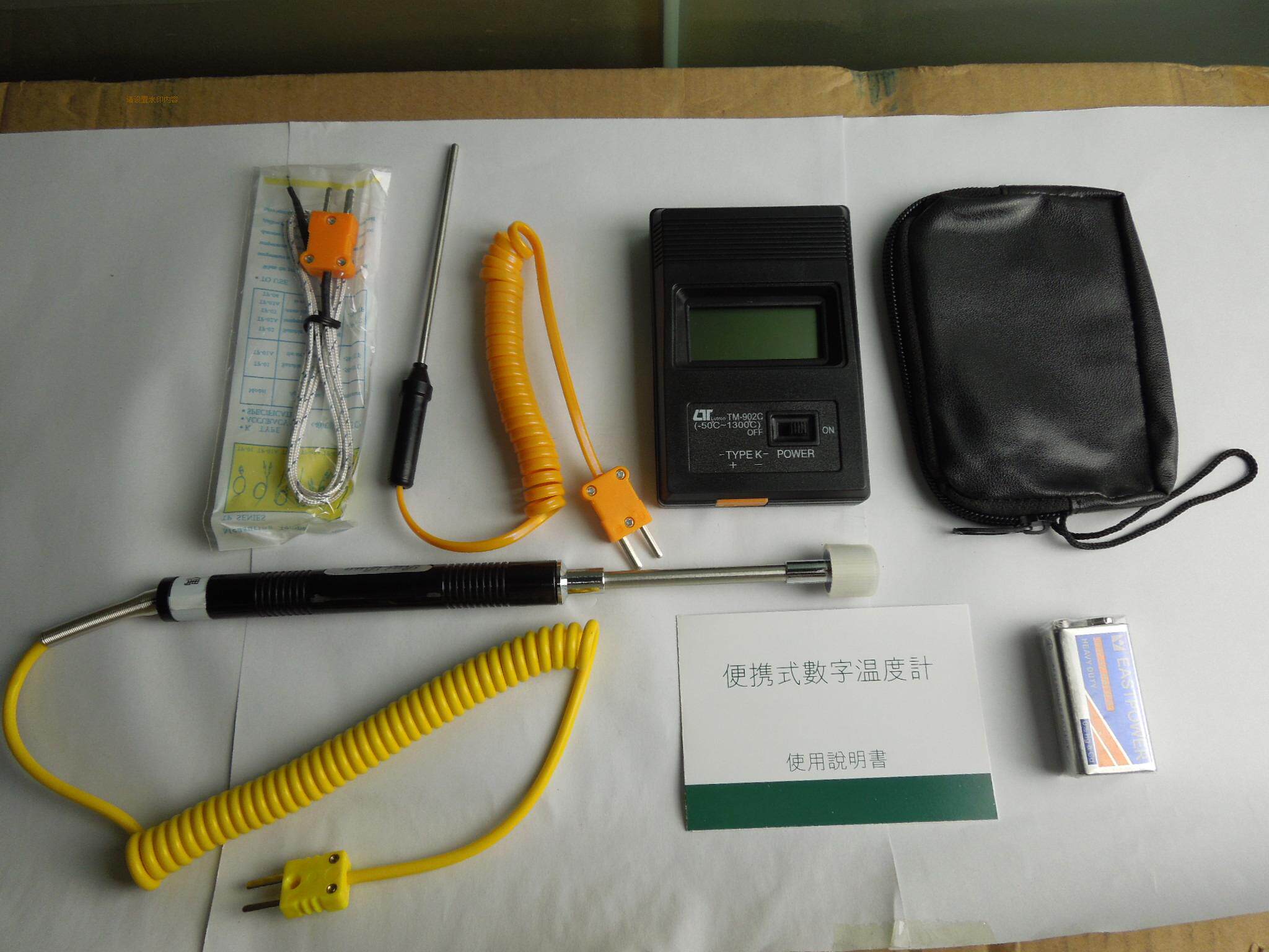 Luchang brand TM902C digital thermometer contact type K thermometer 81532B probe