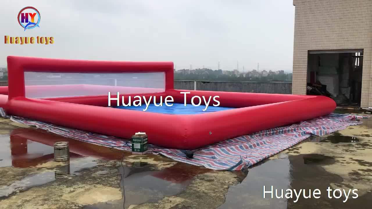 Commercial Inflatable Volleyball Pitch Beach Inflatable Water