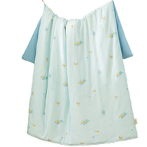 Cotton era bedding 24 spring and summer new air-conditioning quilt pure cotton gauze antibacterial childrens quilt combination 2-piece set
