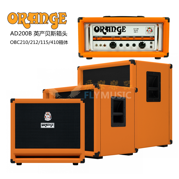 Orange AD200B OBC212 115 410 Bass Amp Amp Head Box