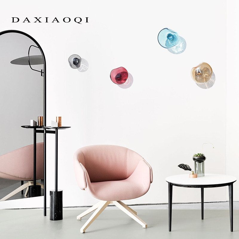 Size instrumental designer Glass Trim Hook Nordic Modern Minimalist Living-room Genguan Wall Decoration Cloak Hook