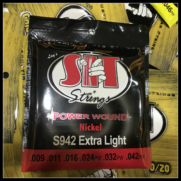 US-made SIT S942 9-42 round coil Nickel nickel-plated steel electric guitar strings