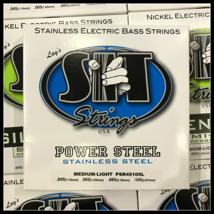 Beauty SIT POWER STEEL PSR 45-105 BASS Stainless Steel 4 Strings Round Rolls Electric Bass Strings