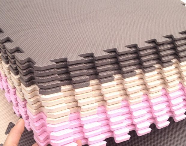 eva bé con bò bọt câu đố Thảm 6060 khảm sàn tatami mat phòng ngủ thảm - Thảm sàn xốp dán nền nhà