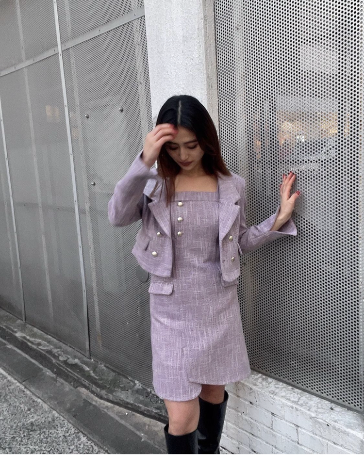 Ретро асимметричный костюм, дизайнерское платье 