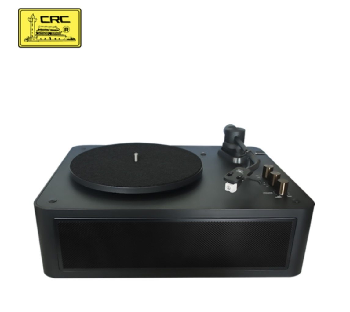 Chinese Records Bluetooth LP Multifunctional Electronic Records HIFI Bluetooth Audio CRC-TT245 Black
