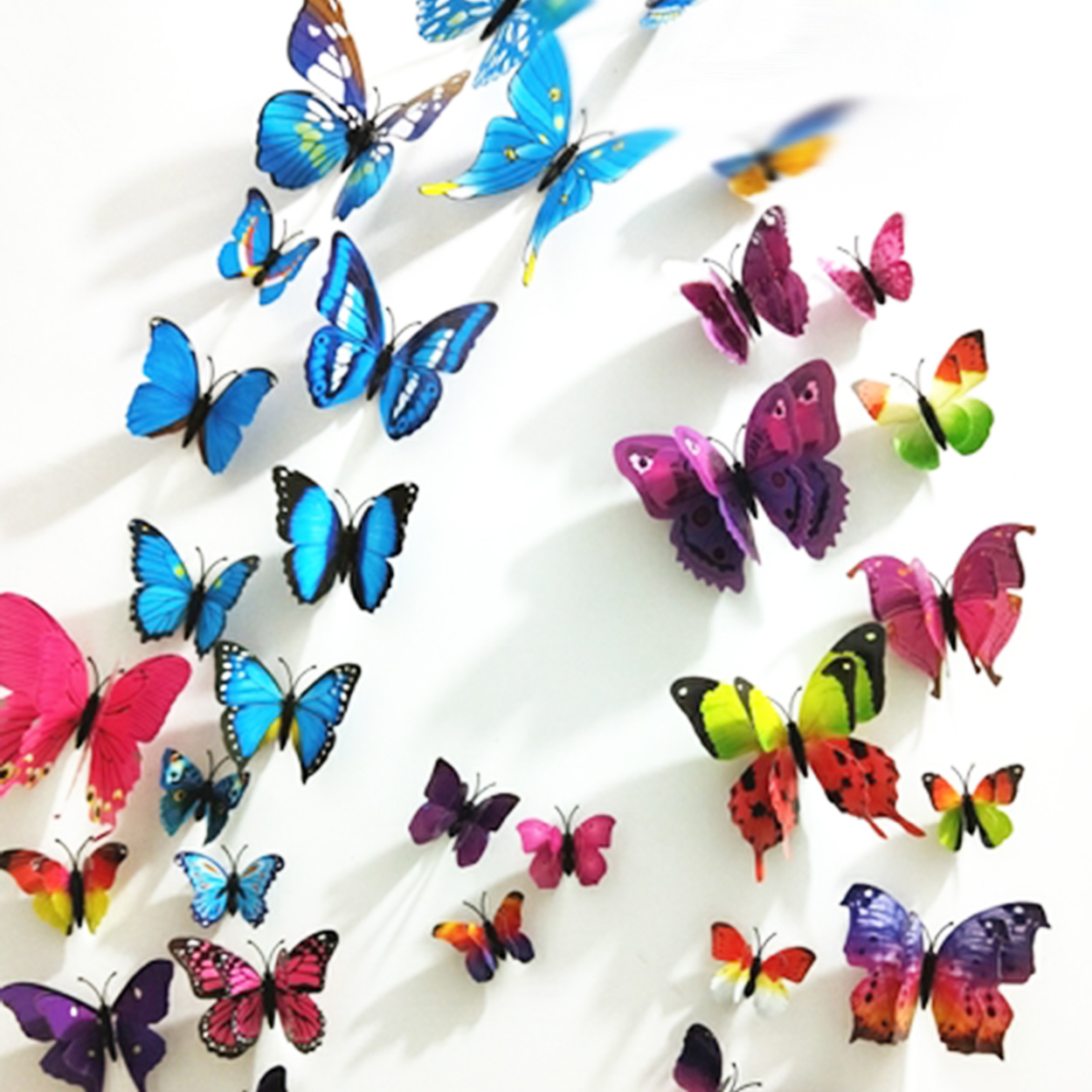 3D simulation butterfly kindergarten classroom creative layout room decoration wall stickers self-adhesive small jewelry
