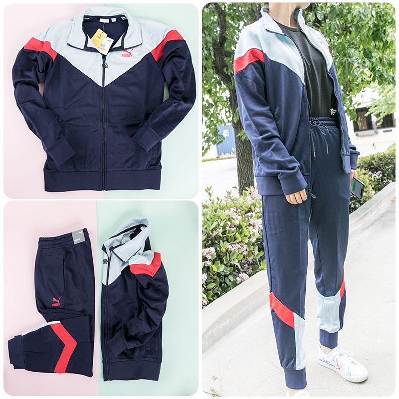 U.S. direct mail Puma-Puma 19 retro style zipper sweater jacket sweatpants 4 21