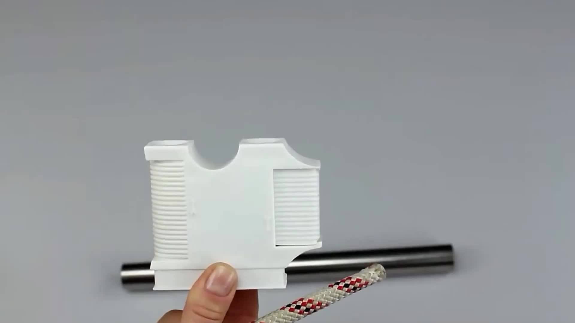 Fendergrip White Abs Marine Fender Anticollision Ball Holder Fixed Cable Adjuster Cable Hanger