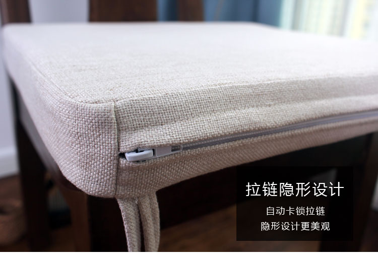 Tùy chỉnh màu rắn bông và vải lanh rắn gỗ ghế đệm ghế ăn đệm gỗ gụ sofa đệm dày xốp cửa sổ đệm tùy chỉnh