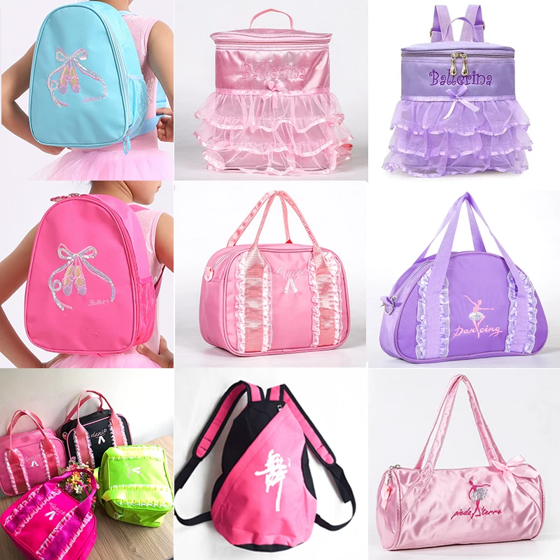 Backpack, dancing shopping bag for boys, with embroidery