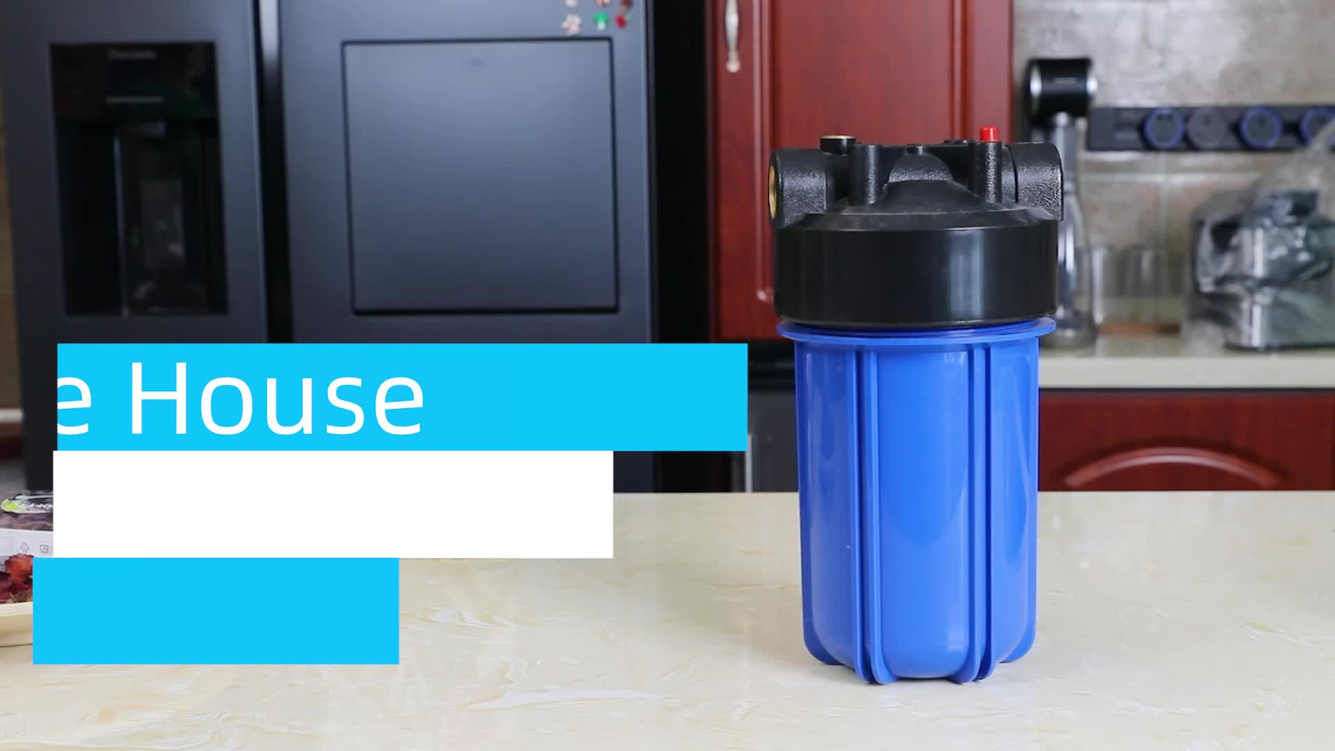 Water Purifier Filtration System Blue Whole House Prefilter Water