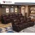 Vinos Di Family rạp chiếu phim sofa da đa chức năng biệt thự riêng biệt âm thanh phòng nghe nhìn kết hợp sofa điện đèn trang trí phòng karaoke Hệ thống rạp hát tại nhà