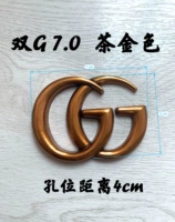 Двойной G7.0 чайный золотой цвет содержит винты