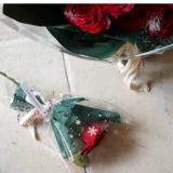 Apple, рождественский водонепроницаемый целлофан, защитный амулет, упаковка, «сделай сам», со снежинками, подарок на день рождения, увеличенная толщина, букет