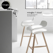 Bar stool Modern minimalist bar stool Bar stool Nordic high stool chair Creative high stool bar chair household wrought iron