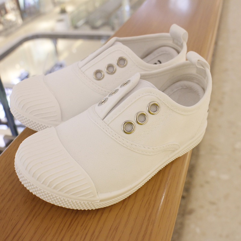 Chaussures de tennis enfants en toile pour Toute saison - semelle plastique - Ref 1003140 Image 12