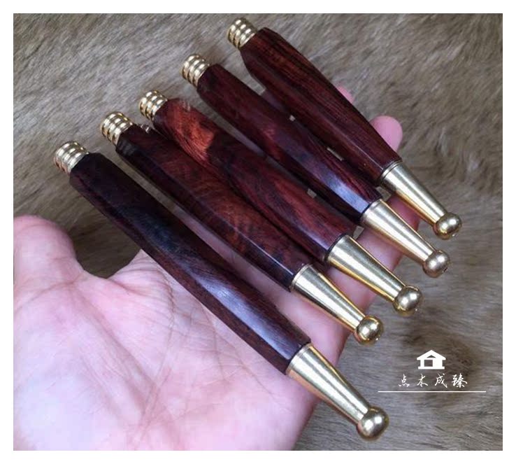 Hainan Yellow Flowers Pear Red Wood Old Stock Purple Oil Pear Fragrant Tobacco Mouth Filter Clear Lung Solid Wood Circulation Type Washable