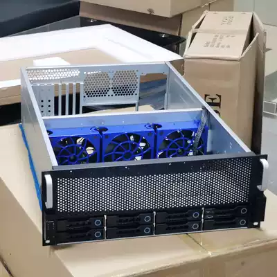 4U server main case 8-disk hot-swappable rack support EATX dual-way motherboard multi-GPU ipfs