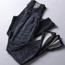 Autumn new foreign trade tail single mens pants foot zipper elastic waist sports slim casual pants tide