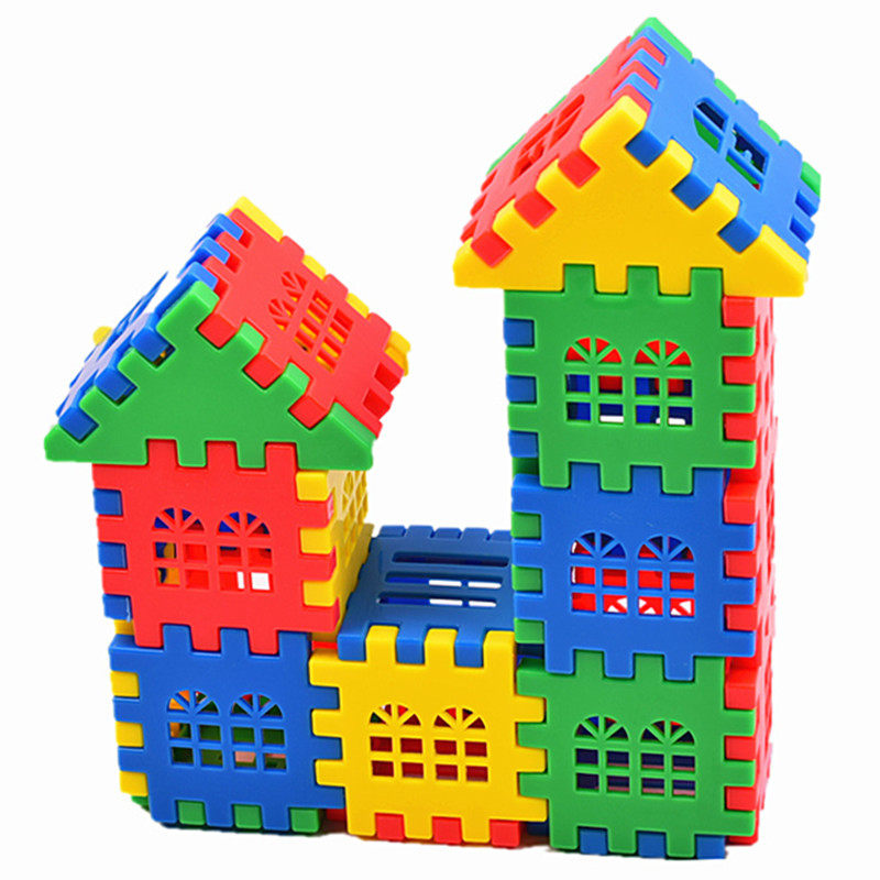 Children's Big Piece of House Block Kindergarten Baby 3 - 6 years old boy and girl assembled Yi toys