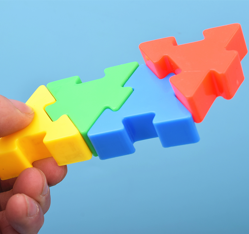 Children's ingenious power building block assembly puzzle toy Yi Big particle baby child intelligent development brain