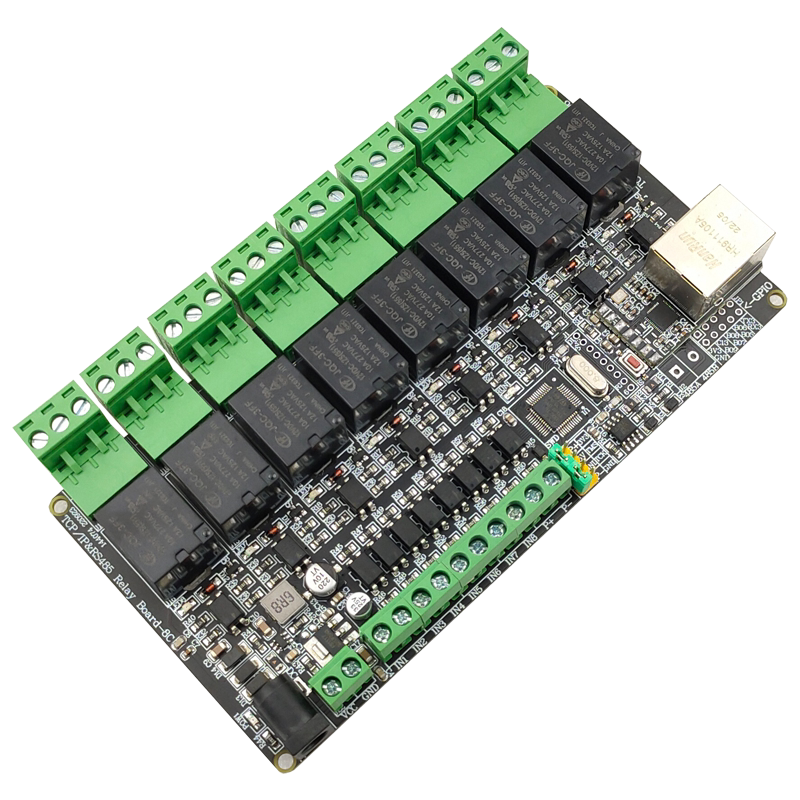 Modbus Rtu 8-Channel Network Relay 8-Channel Input Tcpip/Rj45/Mqtt/Alibaba Cloud/Json Modbus Rtu 8-Channel Network Relay 8-Channel Input Tcpip/Rj45/Mqtt/Alibaba Cloud/Json