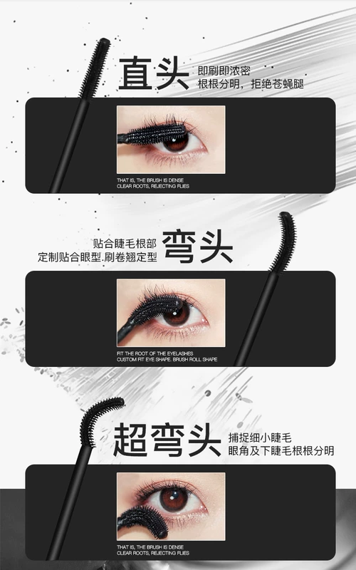 Thái Lan TREECHADA mascara nữ không thấm nước cong dài mã hóa dài dài không nở lâu - Kem Mascara / Revitalash