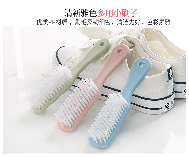 đèn led chớp nháy sấm sét [Cửa hàng bách hóa Yuyu] Bàn chải giặt nhựa đa năng chất lượng cao Bàn chải mềm quần áo làm sạch bàn chải làm sạch với bàn chải đánh giày dài - Thiết bị sân khấu đèn chiếu sáng