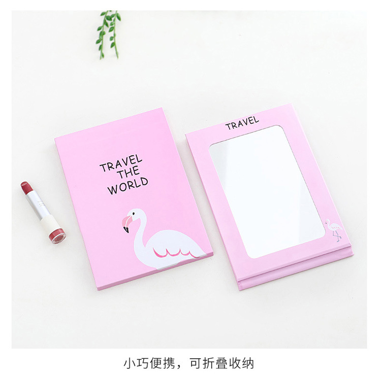 đèn led chiếu sáng sân khấu [Cửa hàng bách hóa Yuyu] Gương trang điểm Gương nữ Dressing Mirror Portable Folding Desktop Princess Mirror Simple Fashion Fashion - Thiết bị sân khấu đèn chớp theo nhạc