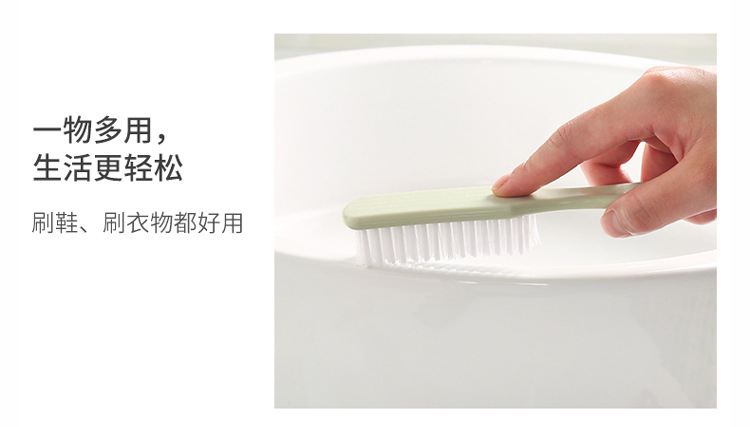 [Cửa hàng bách hóa Yuyu] Bàn chải giặt nhựa đa năng chất lượng cao Bàn chải mềm quần áo làm sạch bàn chải làm sạch với bàn chải đánh giày dài - Thiết bị sân khấu 	đèn pha chiếu sáng sân khấu	